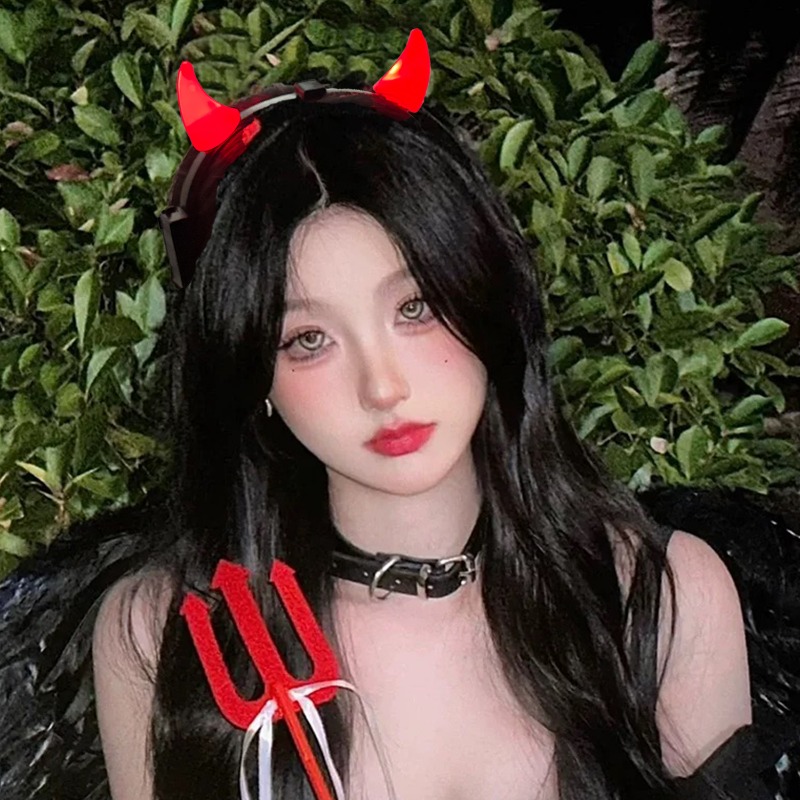 LED Devil Horns Headband Light - огляд і ціна Diy Halloween Electronics