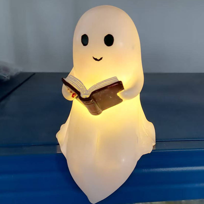 New Cute Ghost Reading Book La - огляд і ціна Diy Halloween Electronics