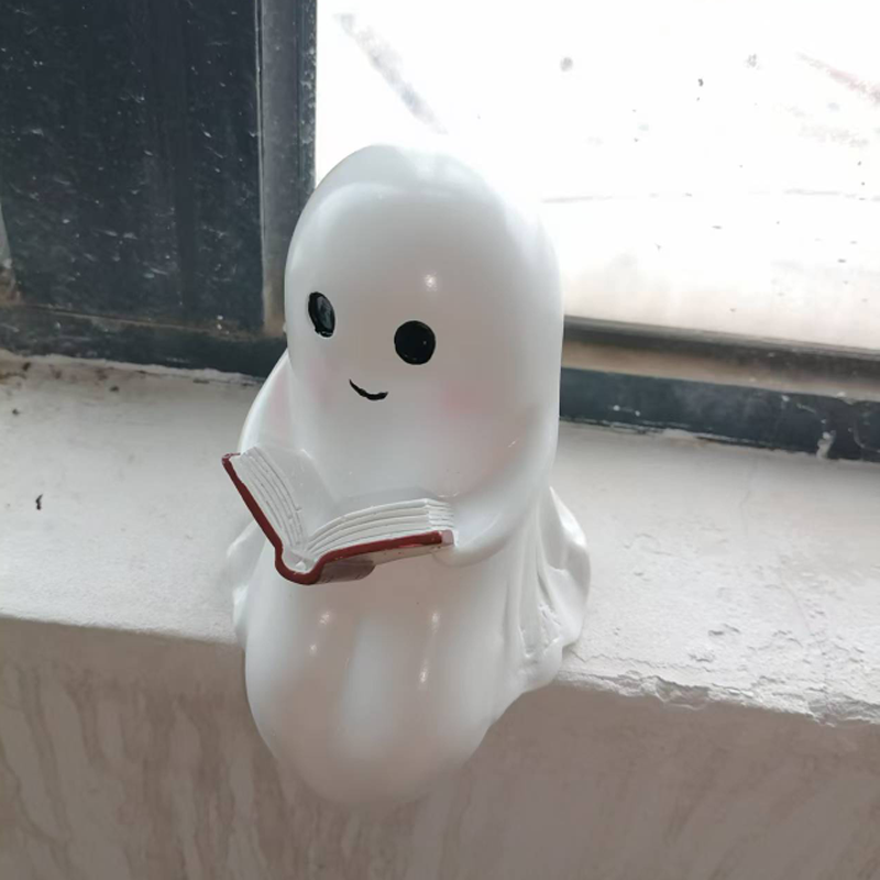 New Cute Ghost Reading Book La - огляд і ціна Diy Halloween Electronics