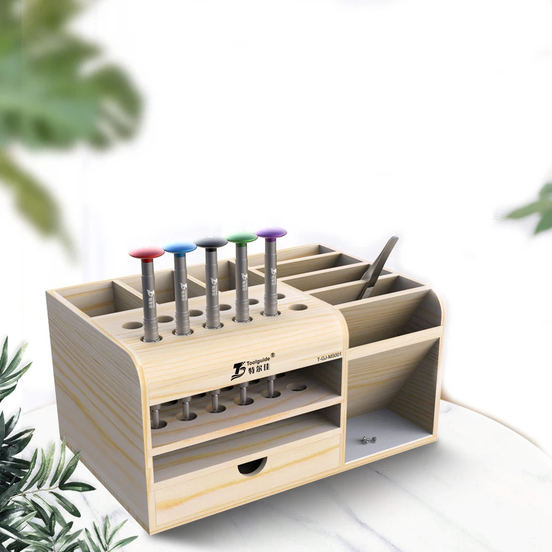 Toolguide Wooden Storage Box S - огляд і ціна Diy Electronics Repair Kit