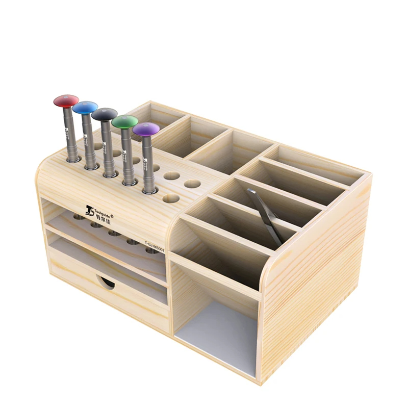 Toolguide Wooden Storage Box S - огляд і ціна Diy Electronics Repair Kit