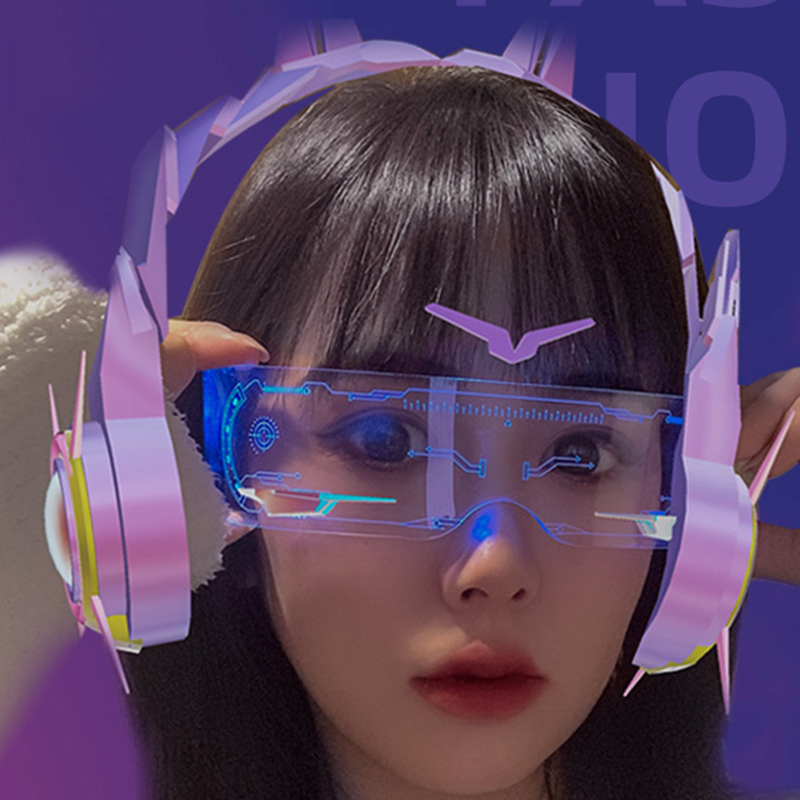 LED Luminous Colorful Sunglass - огляд і ціна Diy Halloween Electronics