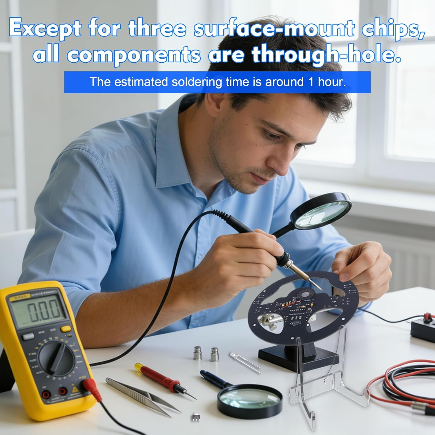 Car Steering Wheel DIY Solderi - огляд і ціна Diy Electronics Kits For Adults