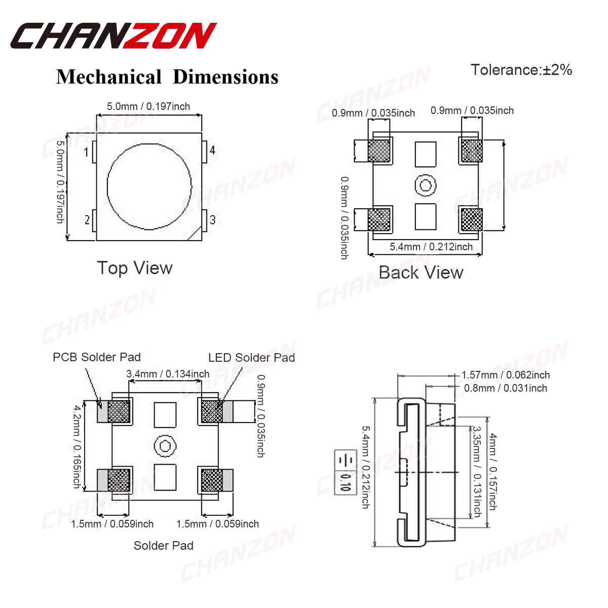 100pcs SMD WS2812B WS2812 4pin - огляд і ціна Diy Electronics Address