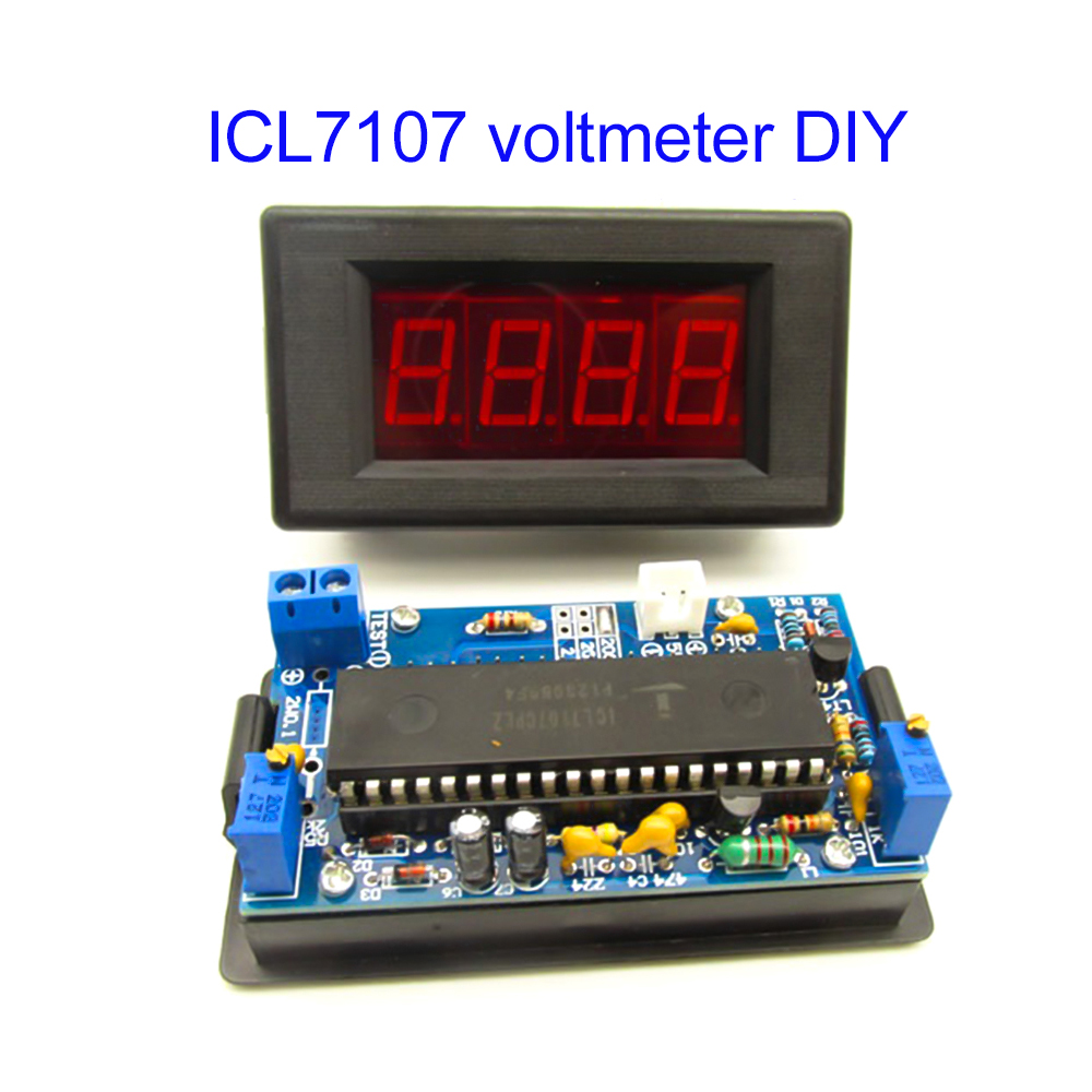 ICL7107 Voltmeter DIY Kit Part - огляд і ціна Diy Electronics Repair Kit
