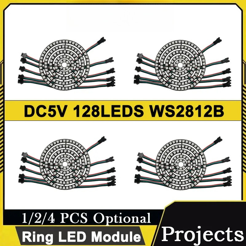 DC5V WS2812B 128LED Ring Modul - огляд і ціна Diy Electronics Address