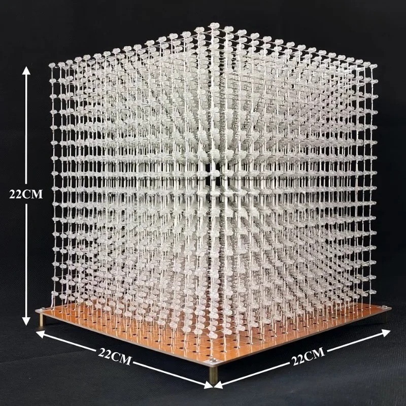 3 D16mini Light Cube Kit 16x16 - огляд і ціна Diy Electronics Kits