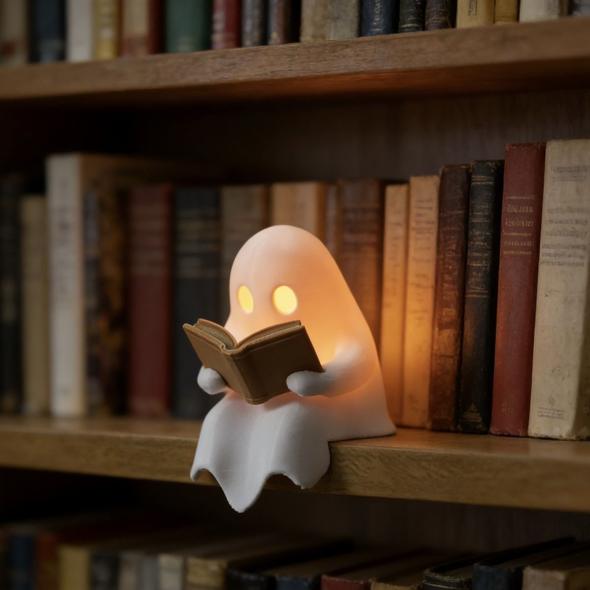 Cute Reading Ghost Led Night L - огляд і ціна Diy Halloween Electronics