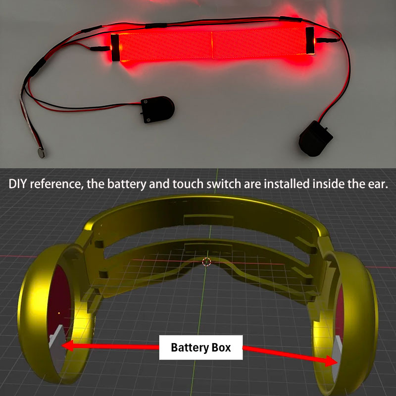 Red Flexible Bendable DIY LED  - огляд і ціна Diy Halloween Electronics