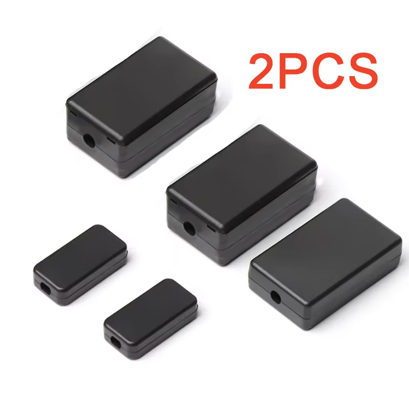 2PCS Plastic Waterproof Black  - огляд і ціна Diy Electronics Organizer