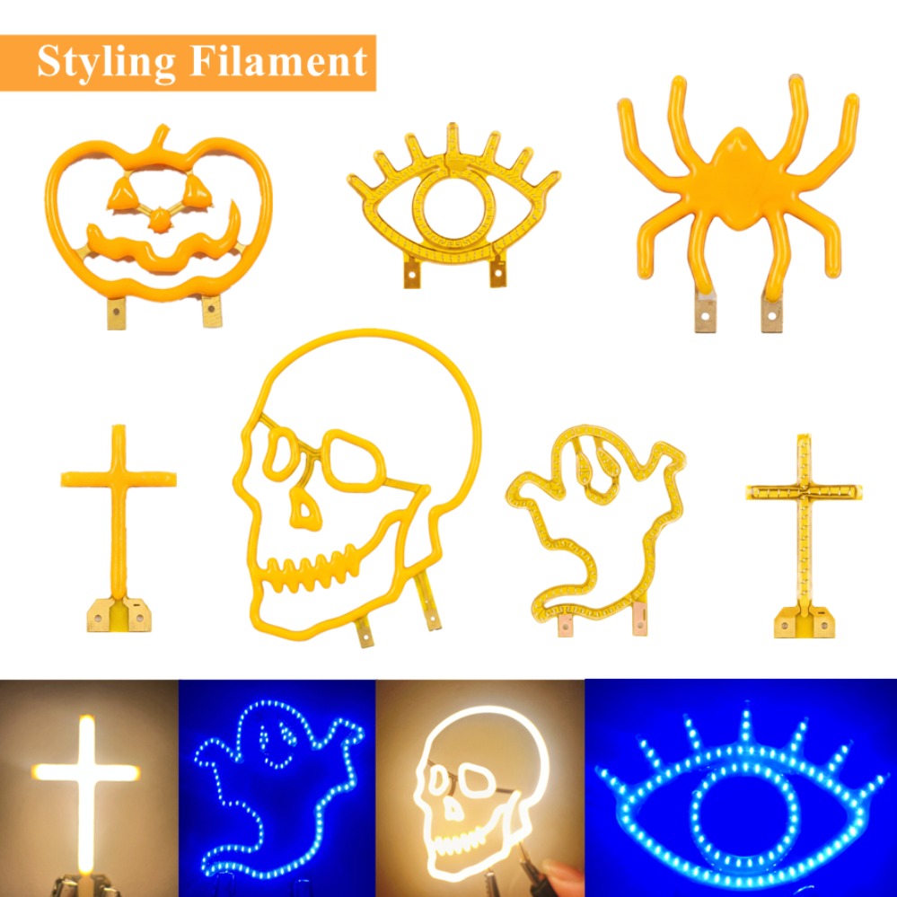 1/2pcs 3V LED Filament Emittin - огляд і ціна Diy Halloween Electronics