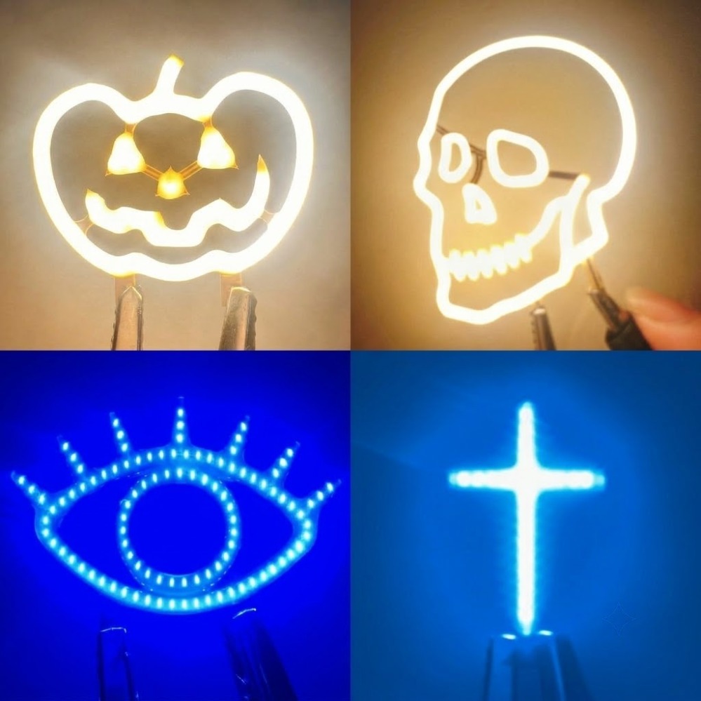 1/2pcs 3V LED Filament Emittin - огляд і ціна Diy Halloween Electronics