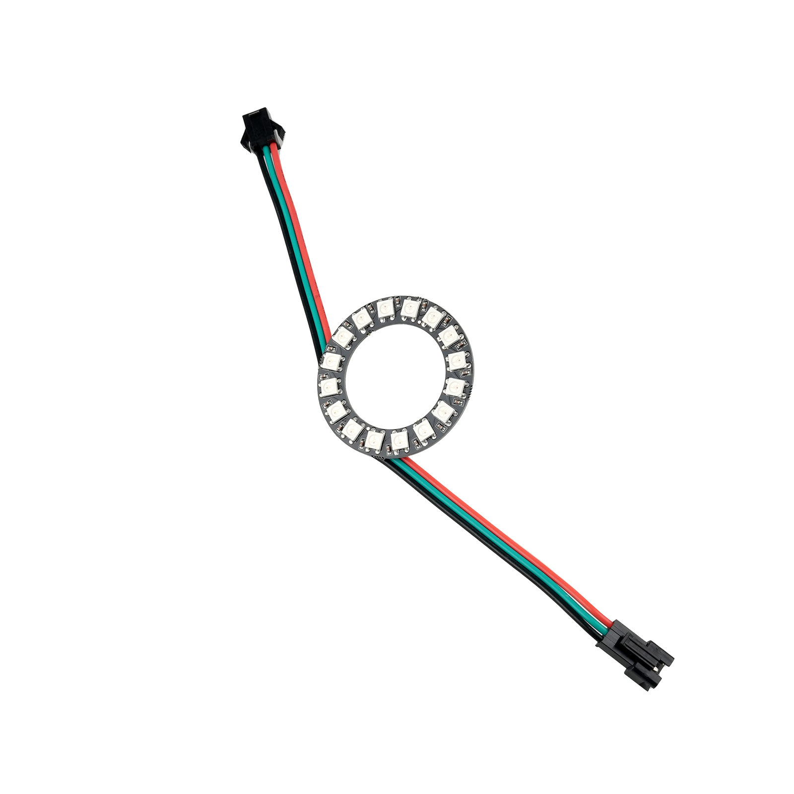 16LED WS2812B RGB Ring Address - огляд і ціна Diy Electronics Address