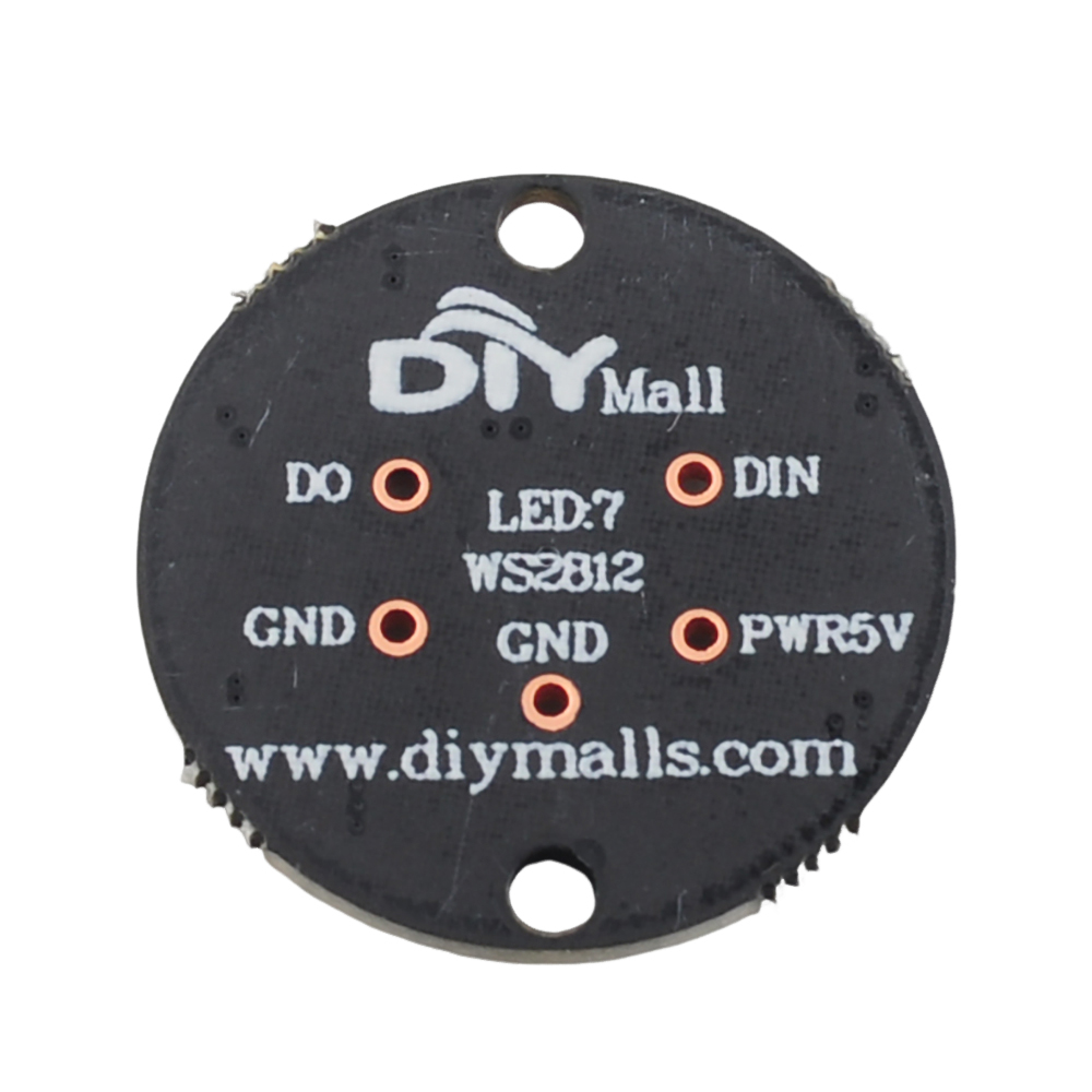 7-Pixel WS2812 5050 RGB LED Ri - огляд і ціна Diy Electronics Address