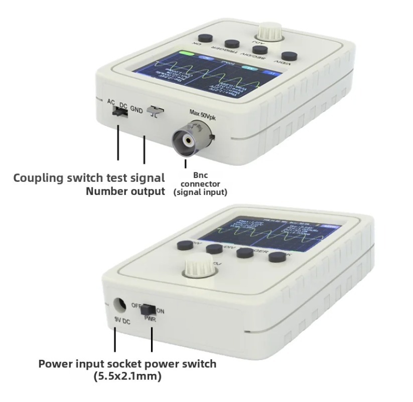 Digital Oscilloscope DIY Assem - огляд і ціна Diy Electronics Kits