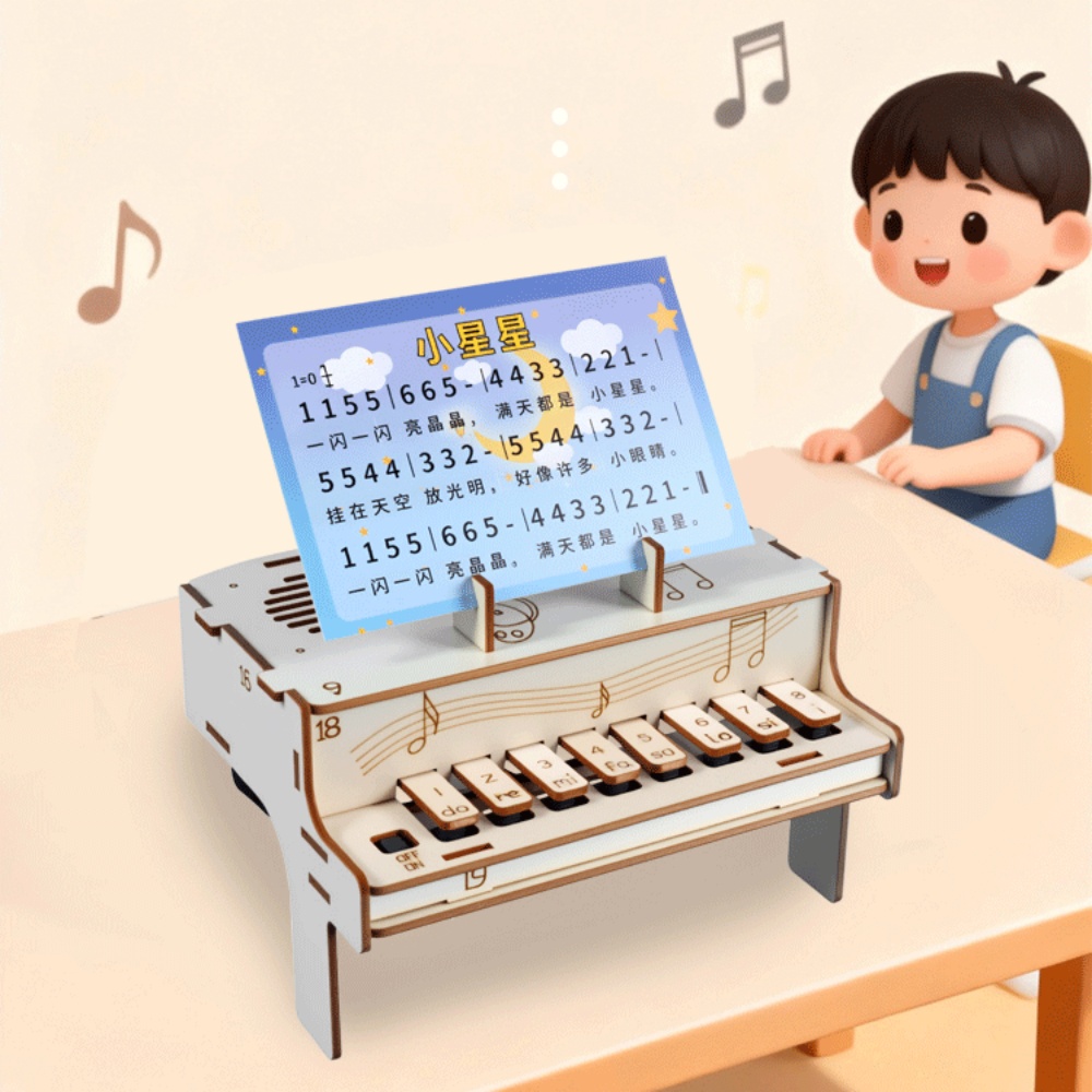 DIY Wooden Electronic Piano Mo - огляд і ціна Diy Electronics Kits For Adults
