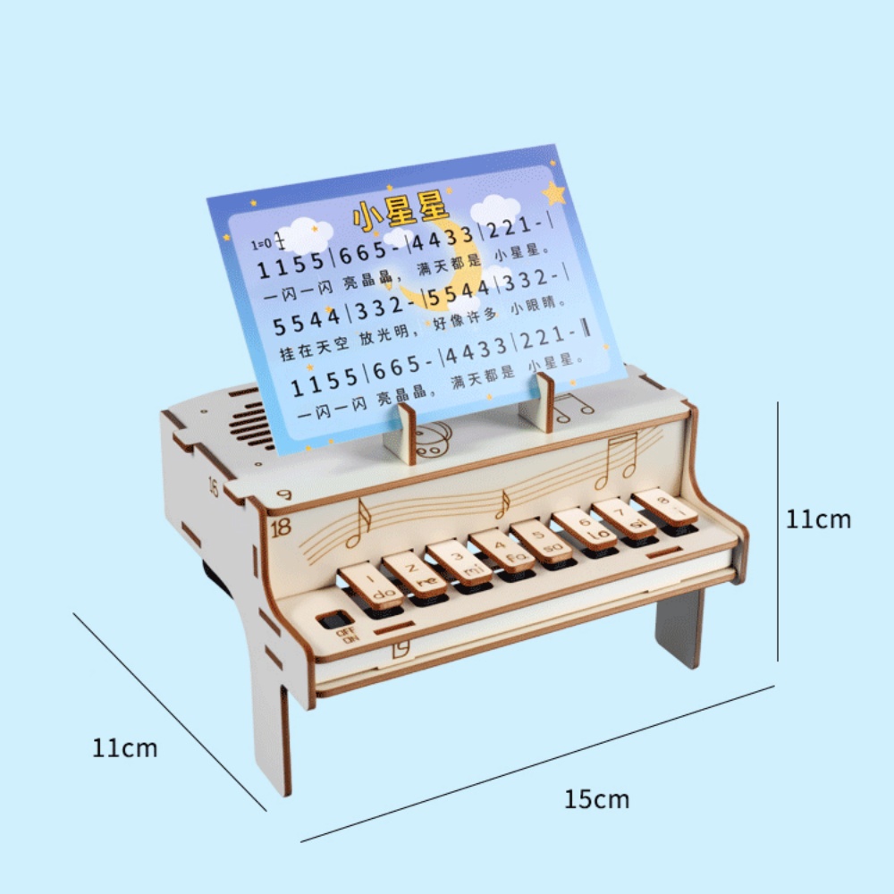 DIY Wooden Electronic Piano Mo - огляд і ціна Diy Electronics Kits For Adults