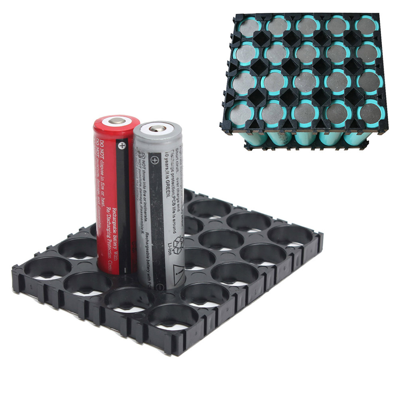 Plastic 18650 Battery Holder f - огляд і ціна Diy Electronics Rack