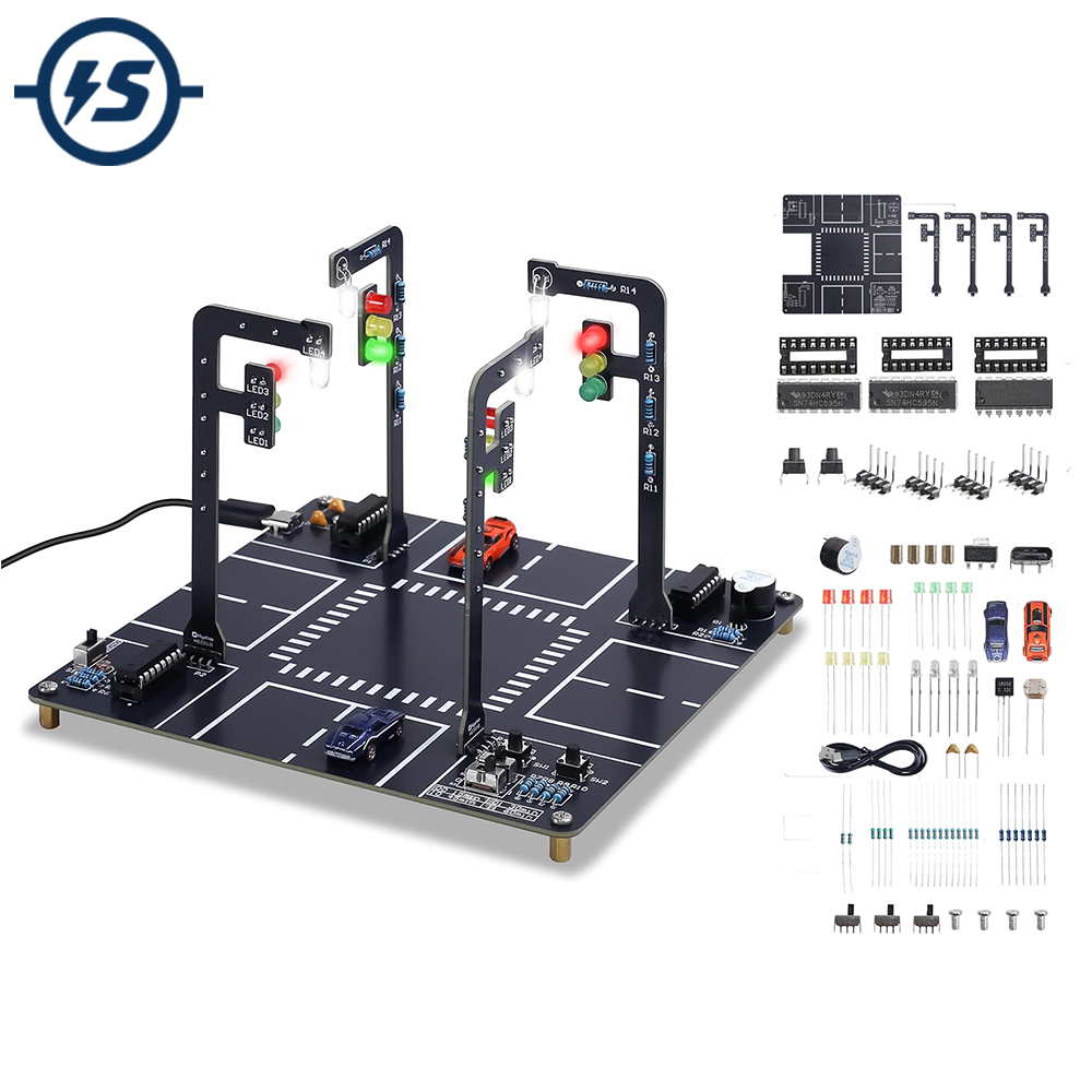 Traffic Light Simulator Kit wi - огляд і ціна Diy Electronics Kits For Adults