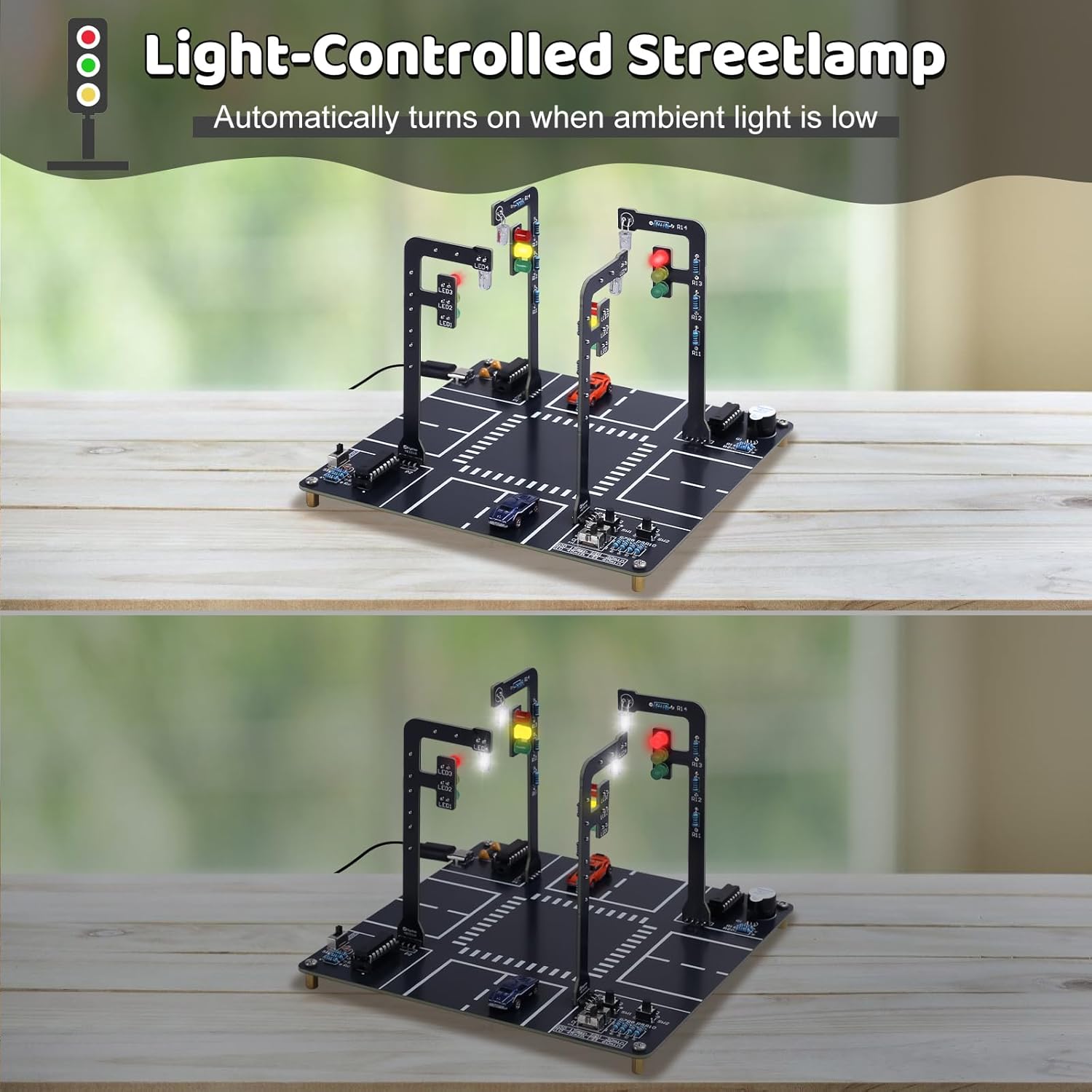 Traffic Light Simulator Kit wi - огляд і ціна Diy Electronics Kits For Adults