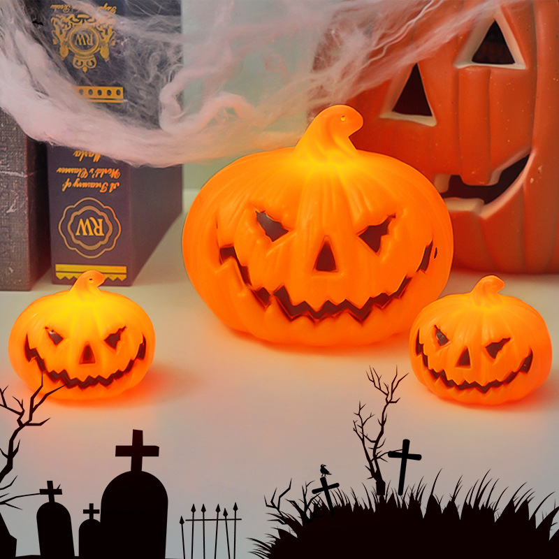Halloween LED Pumpkin Lamp Orn - огляд і ціна Diy Halloween Electronics